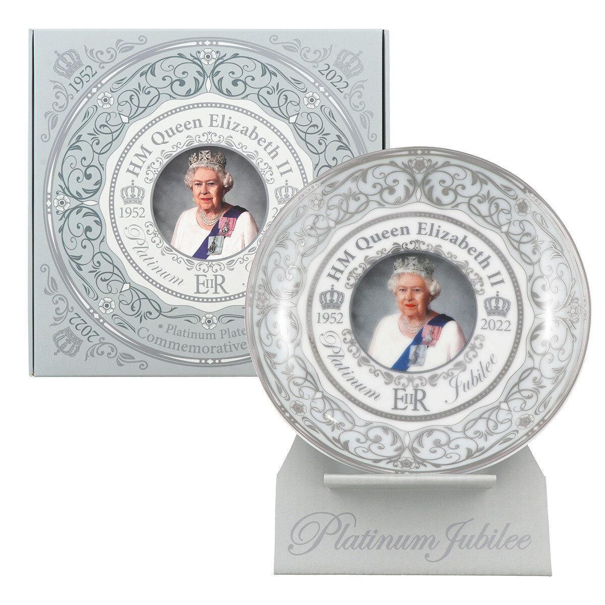 Queen Elizabeth II Platinum Jubilee Signature Gift Boxed Plate 15cm