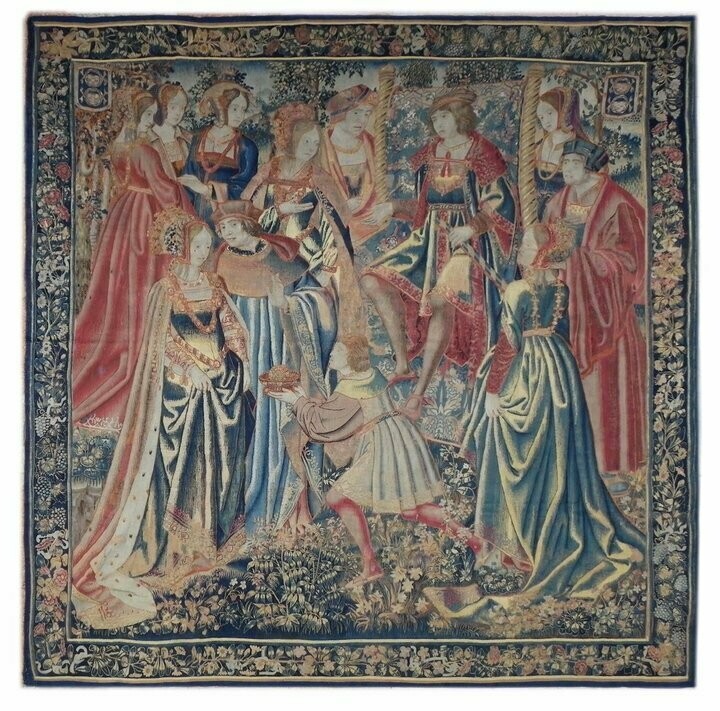 Tapisserie bruxelles - 16e - Dim:L2.63x H2.83
