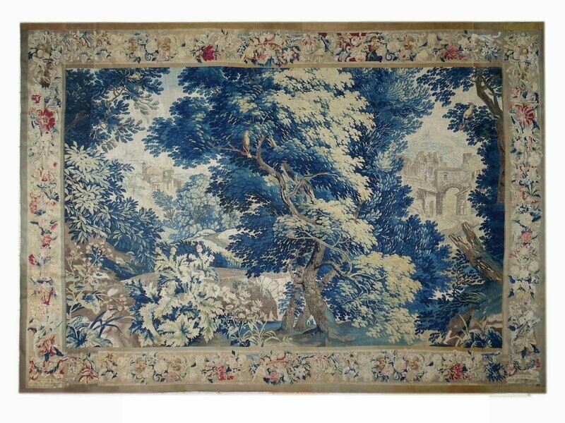 Tapisserie d'Audenarde - Epoque: 17e - Dim:L390xH270