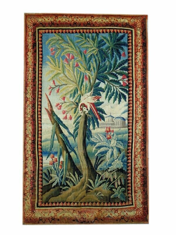 Tapisserie d'Aubusson - Epoque: 18e - Dim:L166xH288