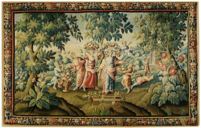 Tapisserie Aubusson - Epoque 17e - Dim:L480xH275 - VENDU