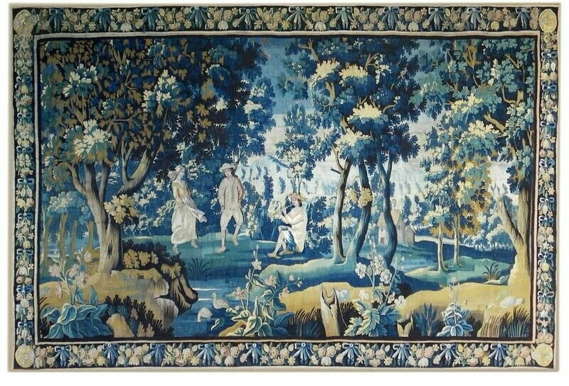 Tapisserie Aubusson - Epoque 18e - Dim:L424xH260