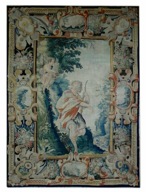 Tapestry from the Faubourg Saint Marcel factory - 17th century - Size: L250xH350