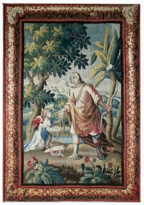 Tapestry of the Royal Manufactory of Aubusson - Late 17th century - Size: L180xH260 - Sold