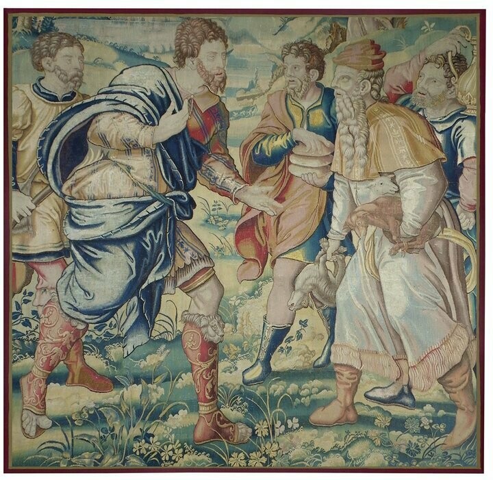Tapisserie Bruxelles - Epoque 16e - dim:2.40x2.40 - VENDU