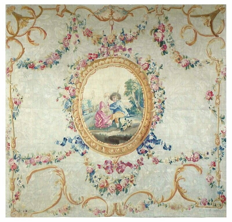 Tapisserie Aubusson - Epoque 18e - Dim:2.30x2.40