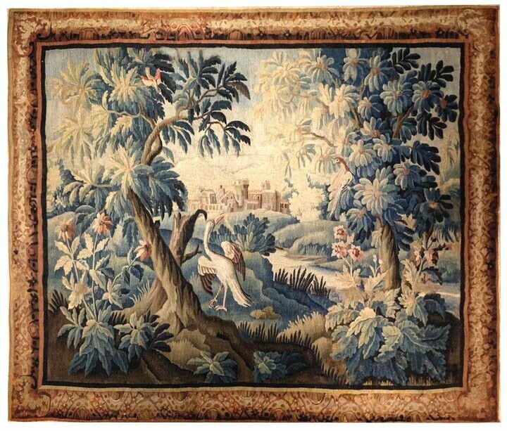 Tapisserie  Aubusson - époque 18e - Dim:L310xH245