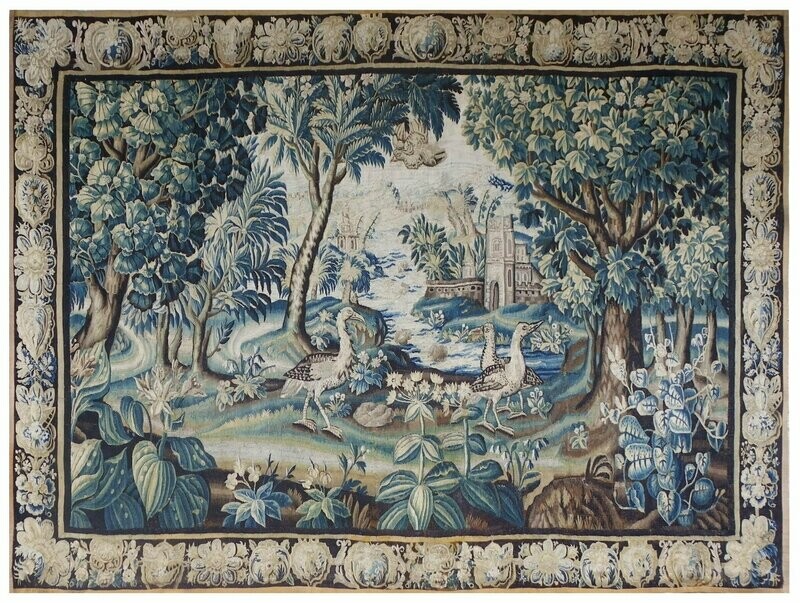 Tapisserie de Felletin - Epoque 18e. siècle - Dim:350Lx250H