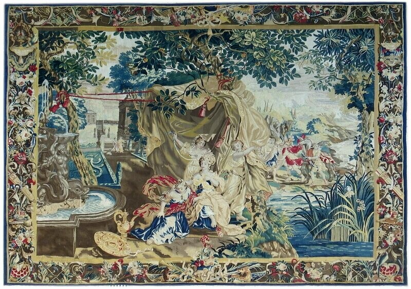 Tapisserie de Bruxelles - Epqoue 17e siècle - Dim:3.76Lx2.90H - VENDU