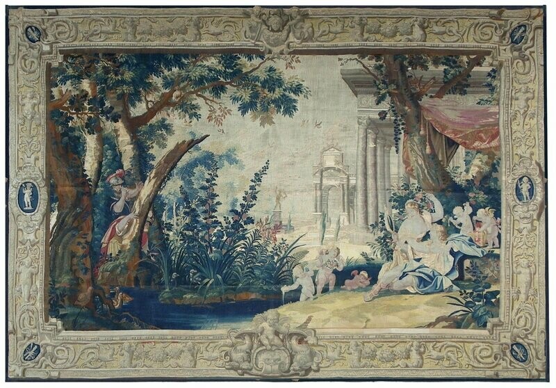 Tapisserie de PARIS - Epoque 17e siècle - Dim:5.02Lx3.36H