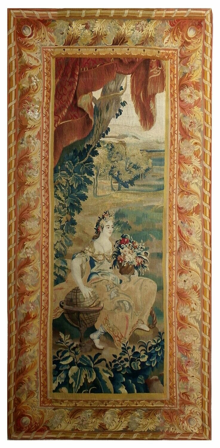 Tapisserie de Bruxelles - Epoque 17e siècle - Dim:1.30Lx2.75H