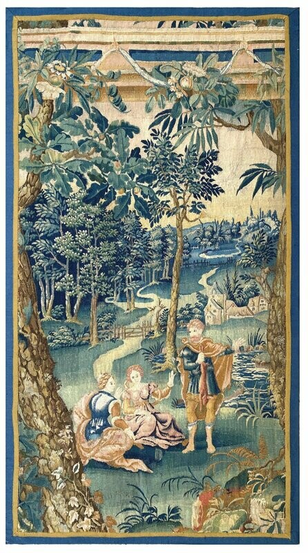 Tapisserie des Flandres_Audenarde - Epoque fin 16e siècle - Dim:2.05Hx1.12L