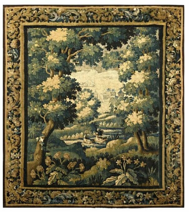 Tapisserie Aubusson - époque 18e - Dim:1.72Lx2.10H