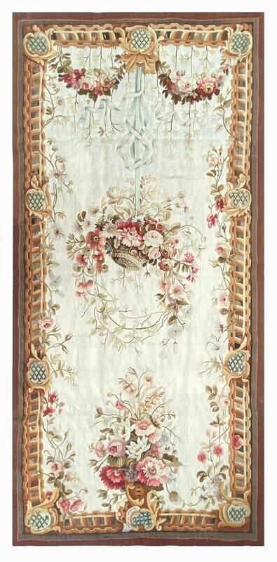 Tapisserie Aubusson - époque 19e - Dim:1.10Lx2.50H