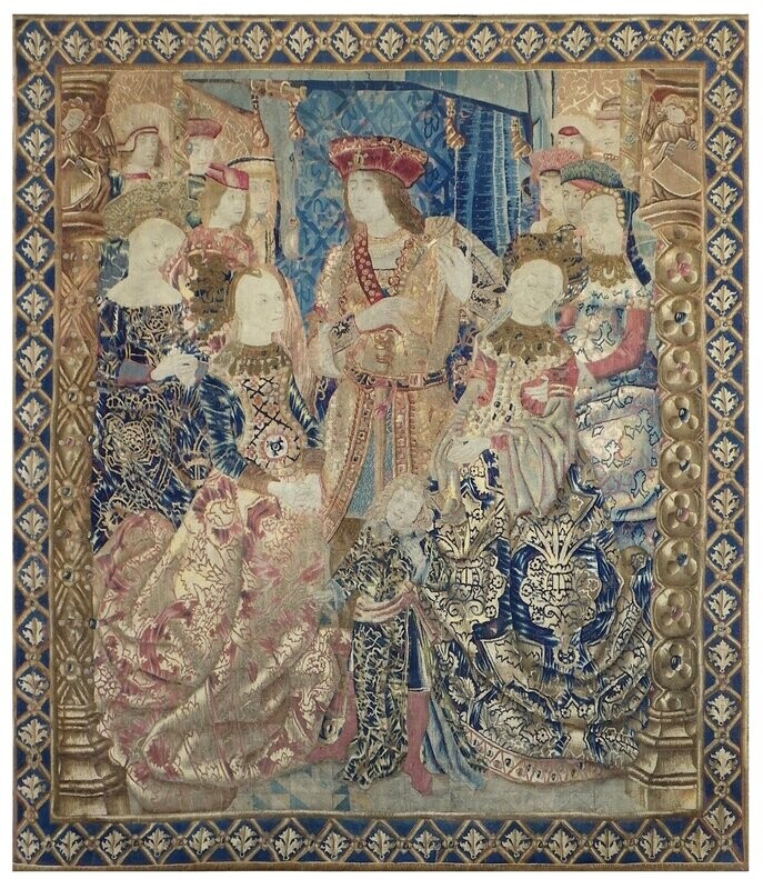 Tapisserie de Bruxelles - Epoque 16e - Dim:2.30Hx1.96L