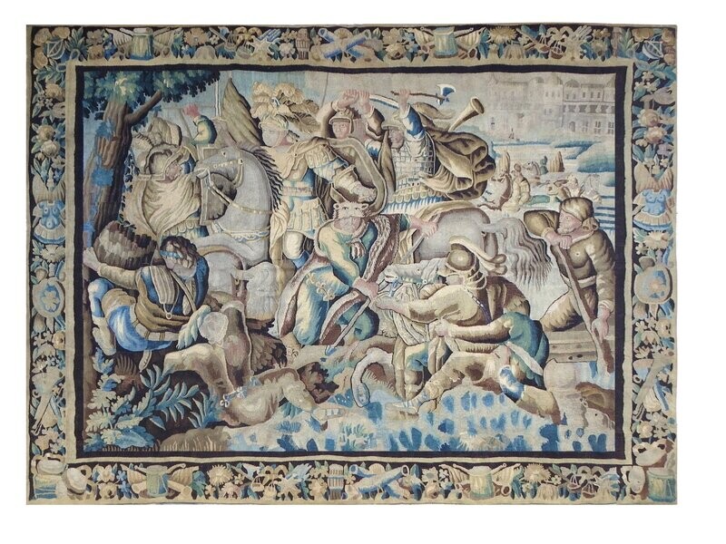 Tapisserie de Felletin - Epoque 17e - Dim:3.57Lx2.70H
