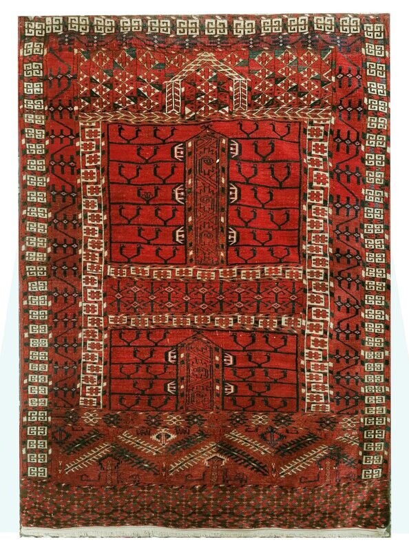 Tapis de Turkmenistan-Tchouval TEKKE BIRD