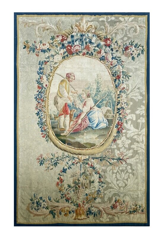 Tapisserie d'Aubusson - Epoque 18e - Dim:L1.42xH2.40