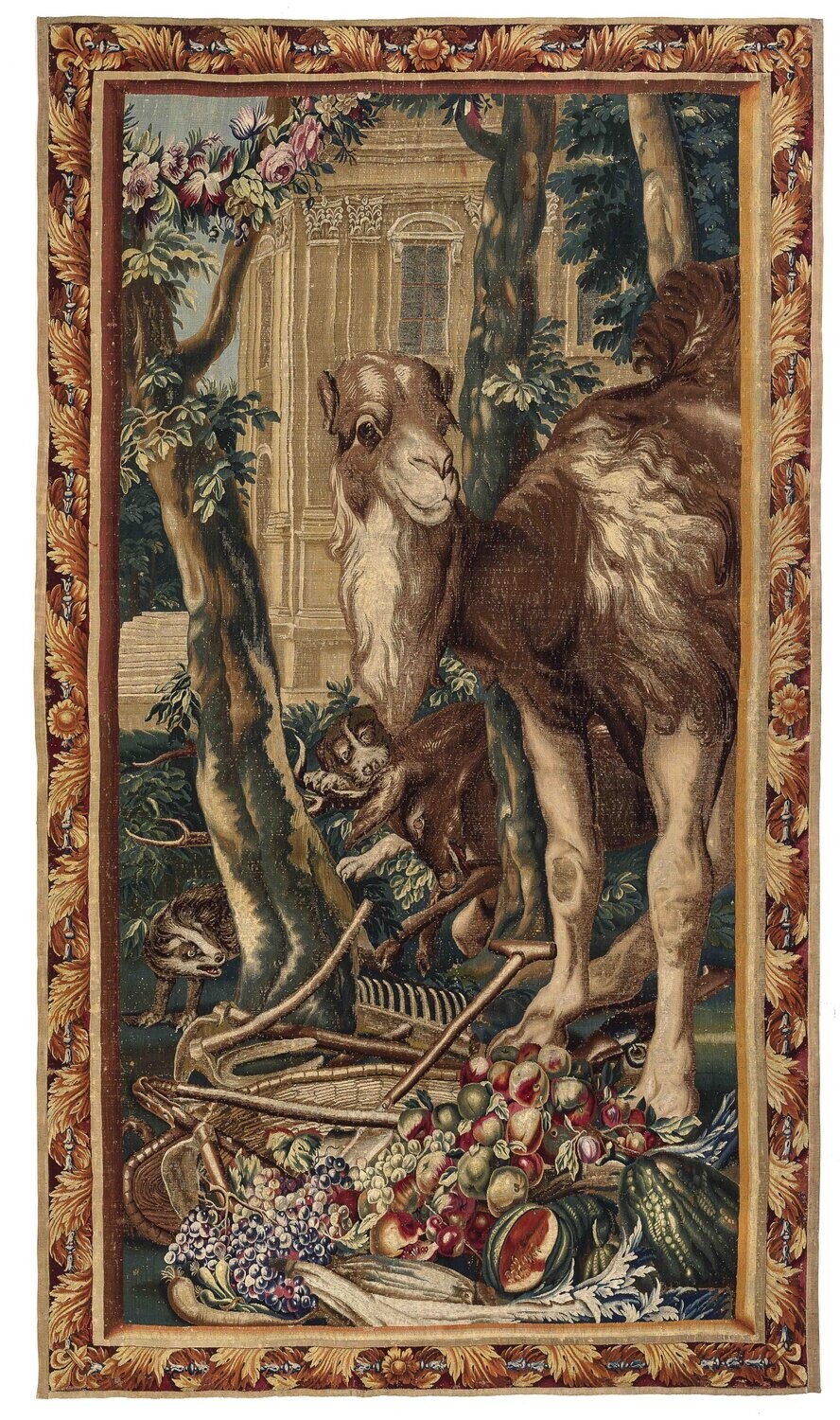 Tapisserie de Manufacture Royale de  Beauvais - La Terre - Epoque 17e - Dim: H275 x L160