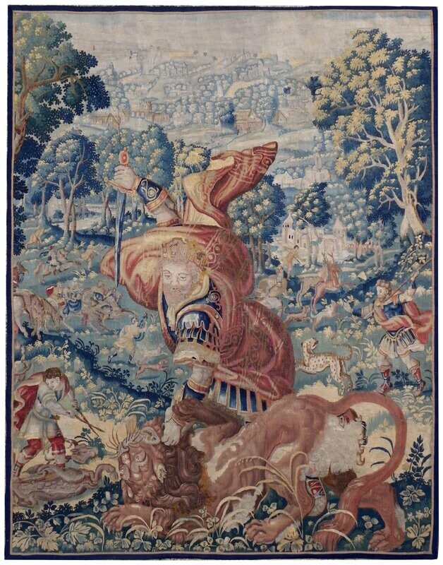 Tapisserie de Bruxelles - Epoque 16e - Dim:H240xL185