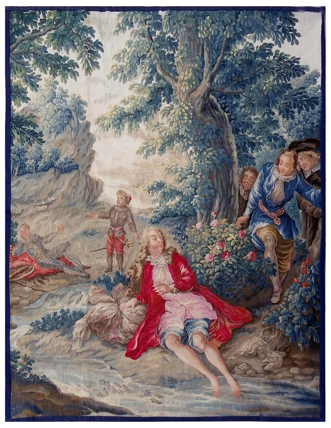 Tapisserie d'Aubusson- Epoque 18e siècle - Dim:L200xH270