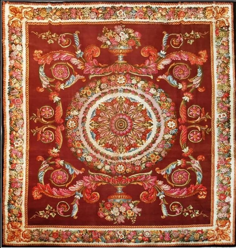 Tapis de la Savonnerie - époque XIXe siècle - Dim:5.80x5.00