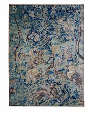 Tapisserie Flamande - Epoque 17e siècle - Dim:L180xH220