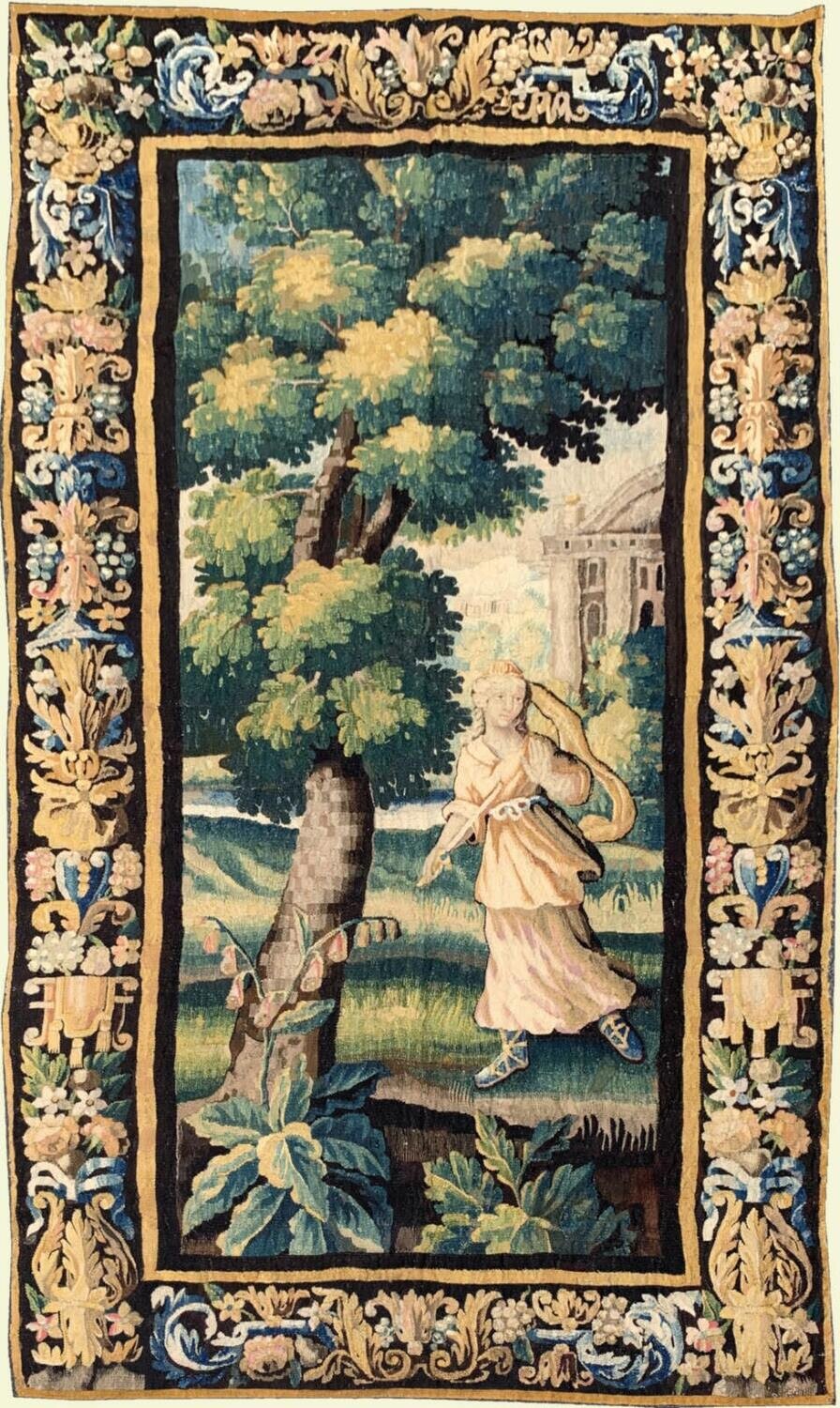 Tapisserie d'Aubusson - Epoque 18e siècle - Dim:H265xL138