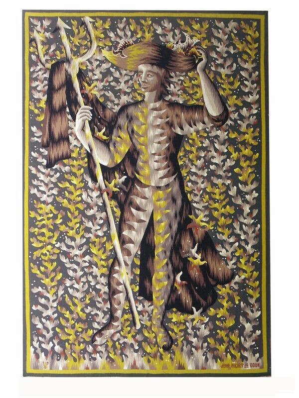 Tapisserie Aubusson de Jean Picart Le Doux - Epoque 20e - Dim:H200xL146