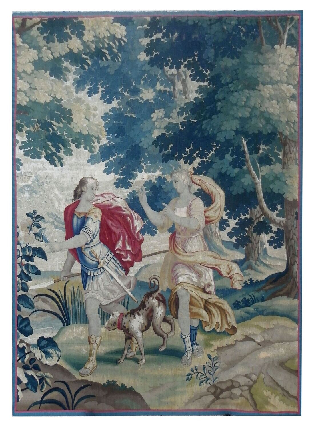 Tapisserie des Flandres Lille- Epoque 18e siècle - Dim:L160x250H