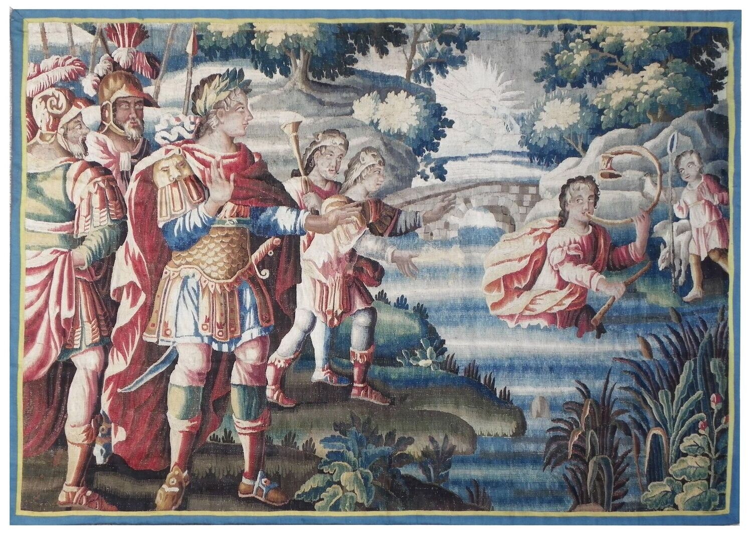 Tapisserie de Manufacture Royale d'"Aubusson - Epoque 17e siècle - Dim:L252x132H