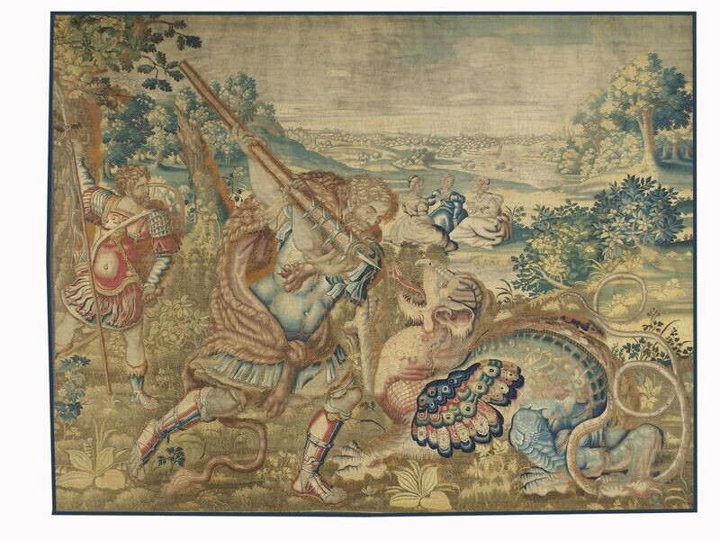Tapisserie Flamande, Bruxelles - Epoque 16e siècle - Dim:L320x270H