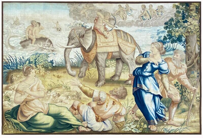 Tapisserie de Bruxelles - Epoque 16e siècle - Dim:L3801x275H