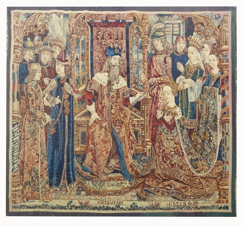 tapisserie Aubusson  - Epoque Fin 19e siècle - Dim:L100x0.98H