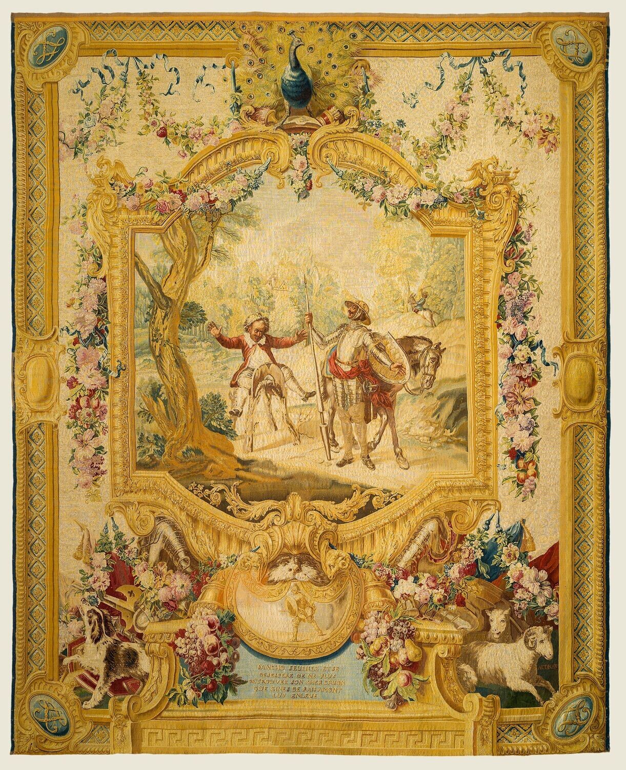 Tapisserie des Manufacture Royale des Gobelins - Epoque 18e siècle - Dim:H360x280L