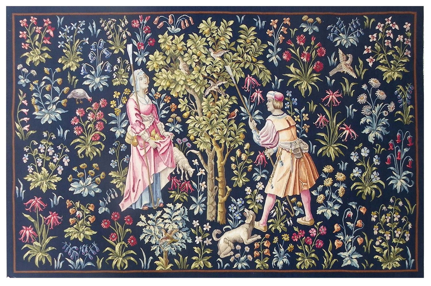 Tapisserie Aubusson  - Epoque 20e siècle - Dim:L185x110H