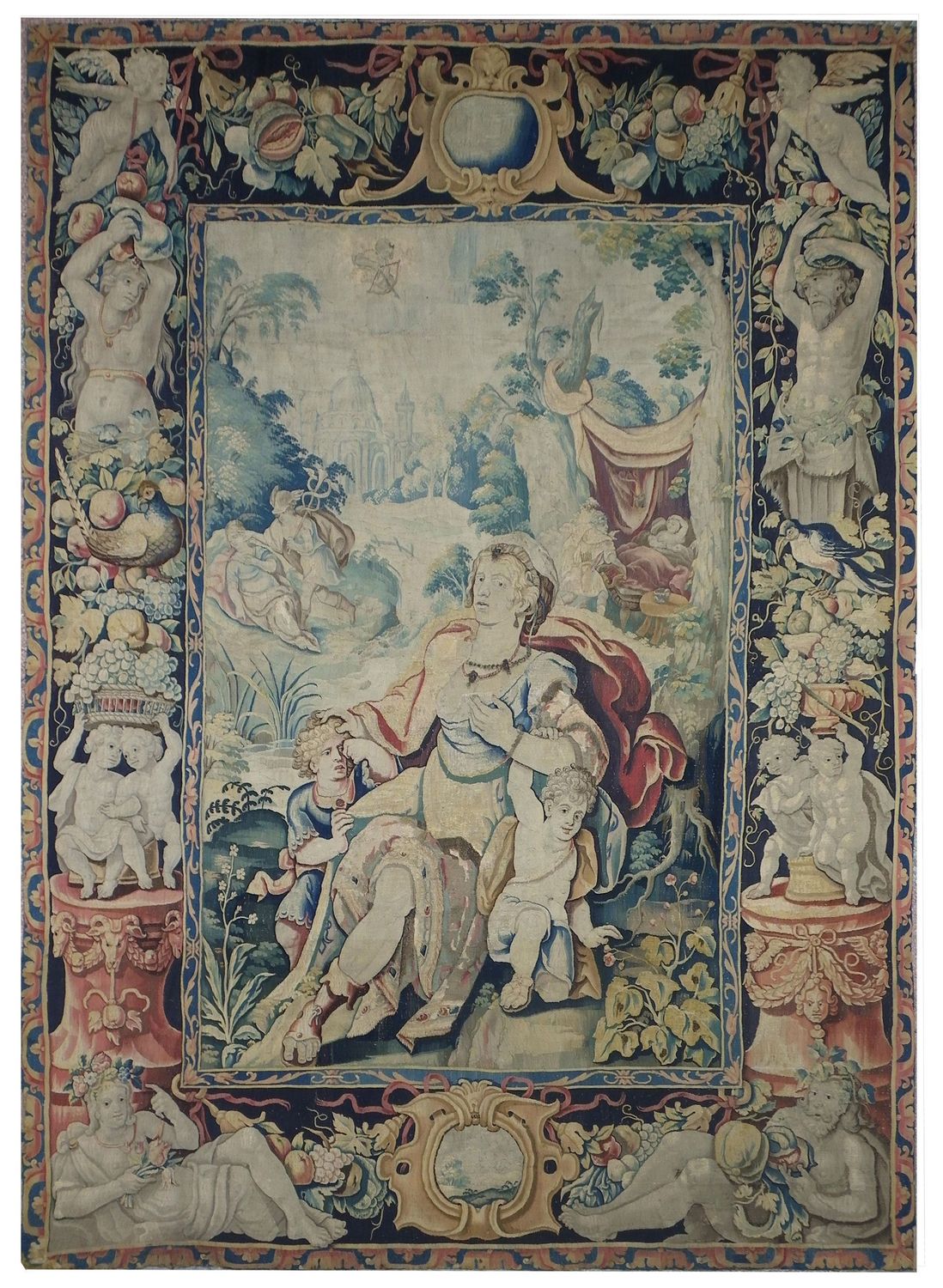 Tapisserie flamande - Epoque 17e siècle - Dim:H350xL250