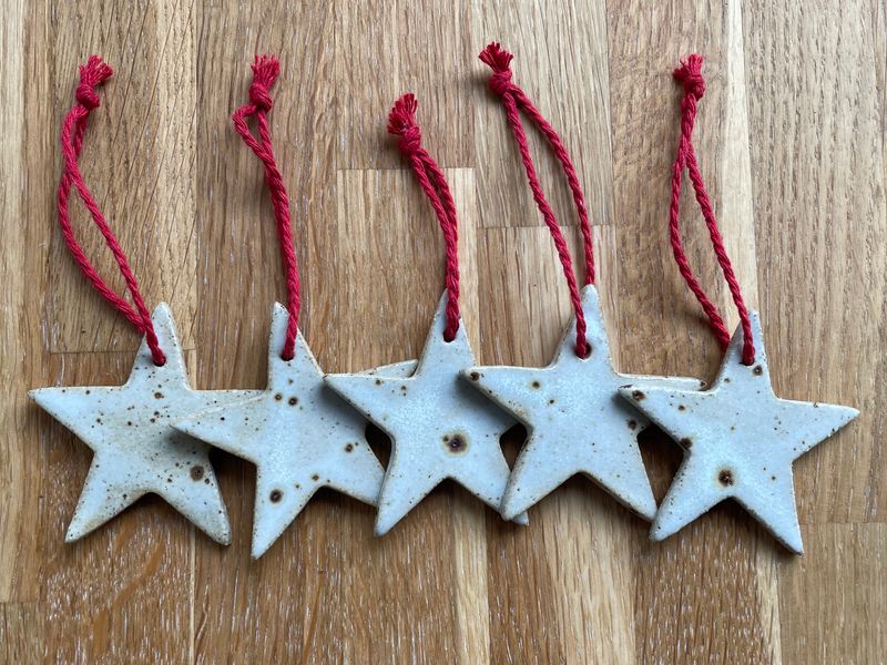 Flecked Christmas Stars (S)
