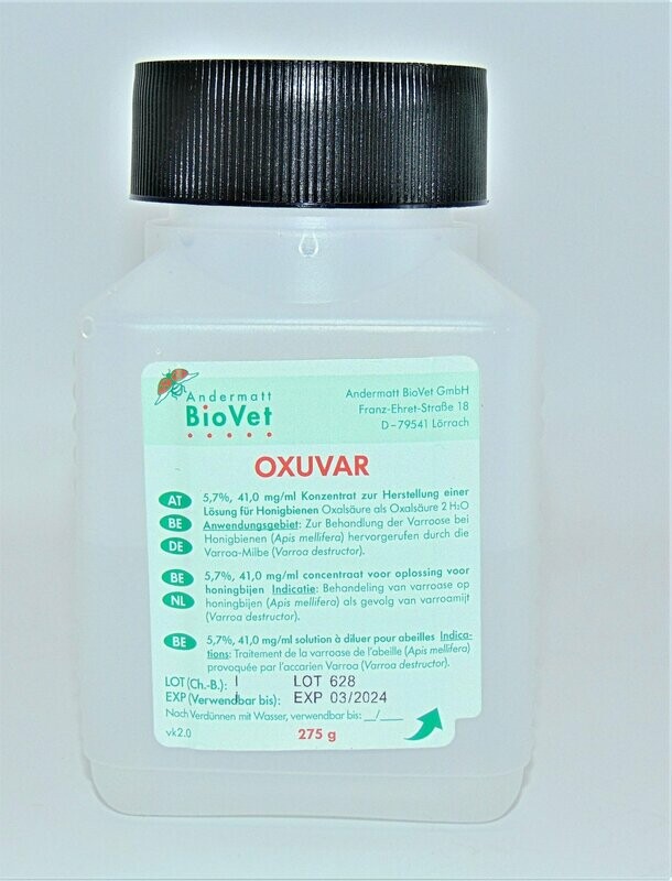 Oxalsäure Oxuvar - 275g / Art.-Nr. 402780 Oxalsäure Oxuvar - 275g / Art.-Nr. 402780
