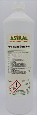 Ameisensäure 60 % - zur Beutenreinigung 1 Liter / Art.-Nr. 414290