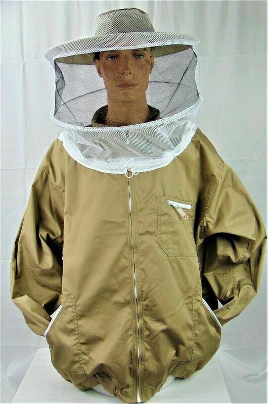 Imkerjacke mit Hut - sand / Art.-Nr. 405025 Imkerjacke mit Hut - sand / Art.-Nr. 405025