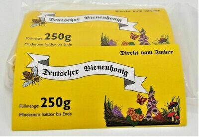 Etiketten Deutscher Bienenhonig - 100 Stück - 250 g / Art.-Nr. 431220