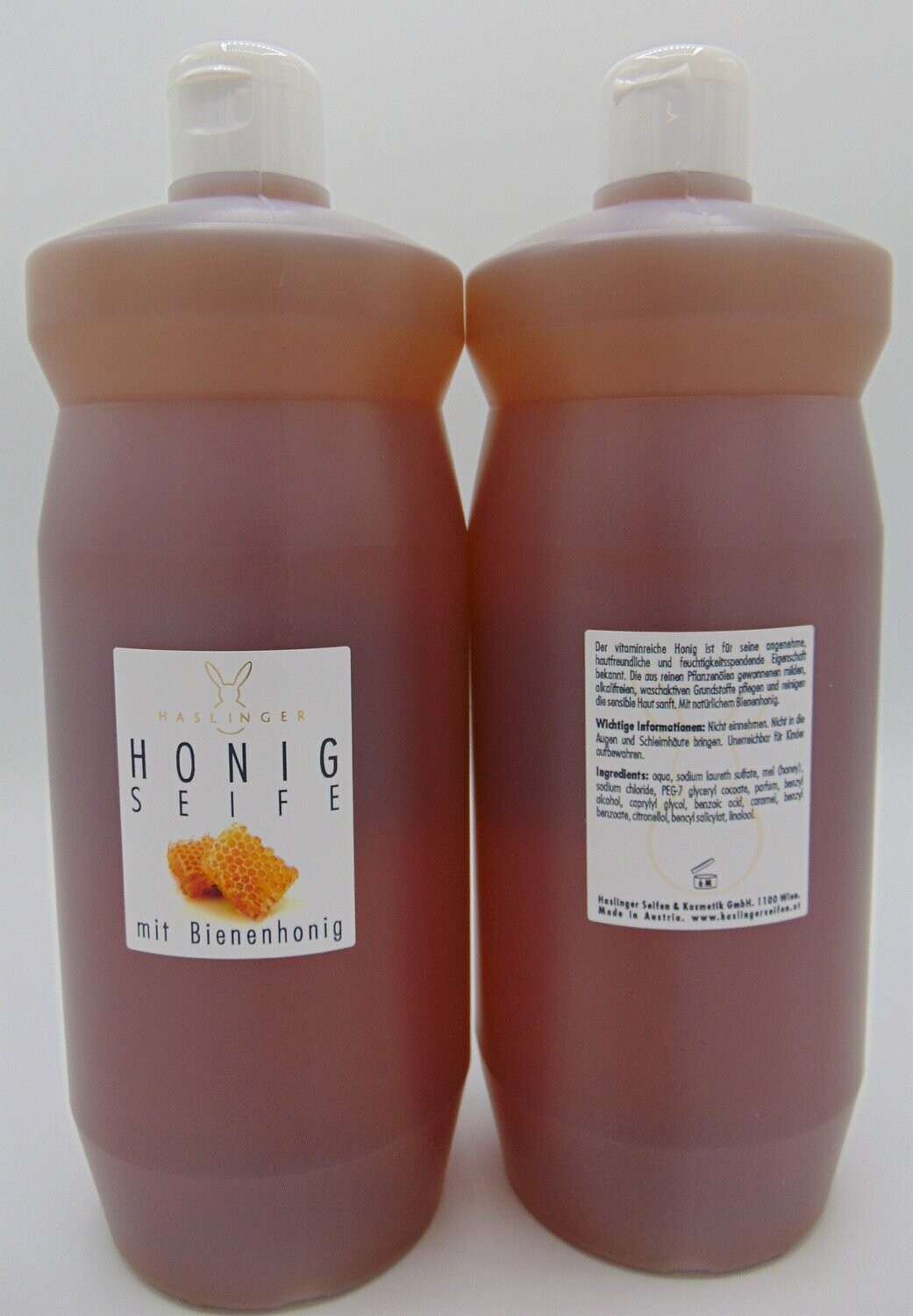Honigseife mit Bienenhonig - Nachfüllflasche 1000 ml / Art.-Nr. 502212