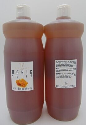 Honigseife mit Bienenhonig - Nachfüllflasche 1000 ml / Art.-Nr. 502212