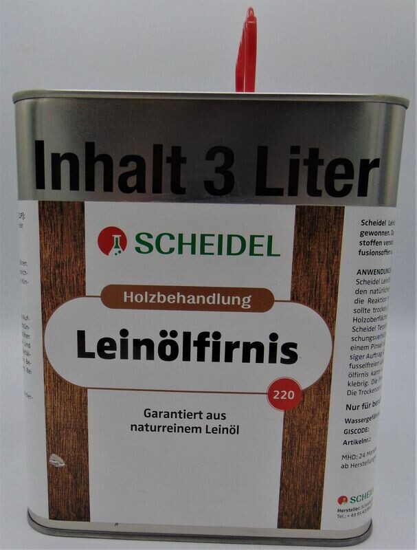 Leinölfirnis, Beutenschutz 3L / Art.-Nr. 404213 Leinölfirnis, Beutenschutz 3L / Art.-Nr. 404213