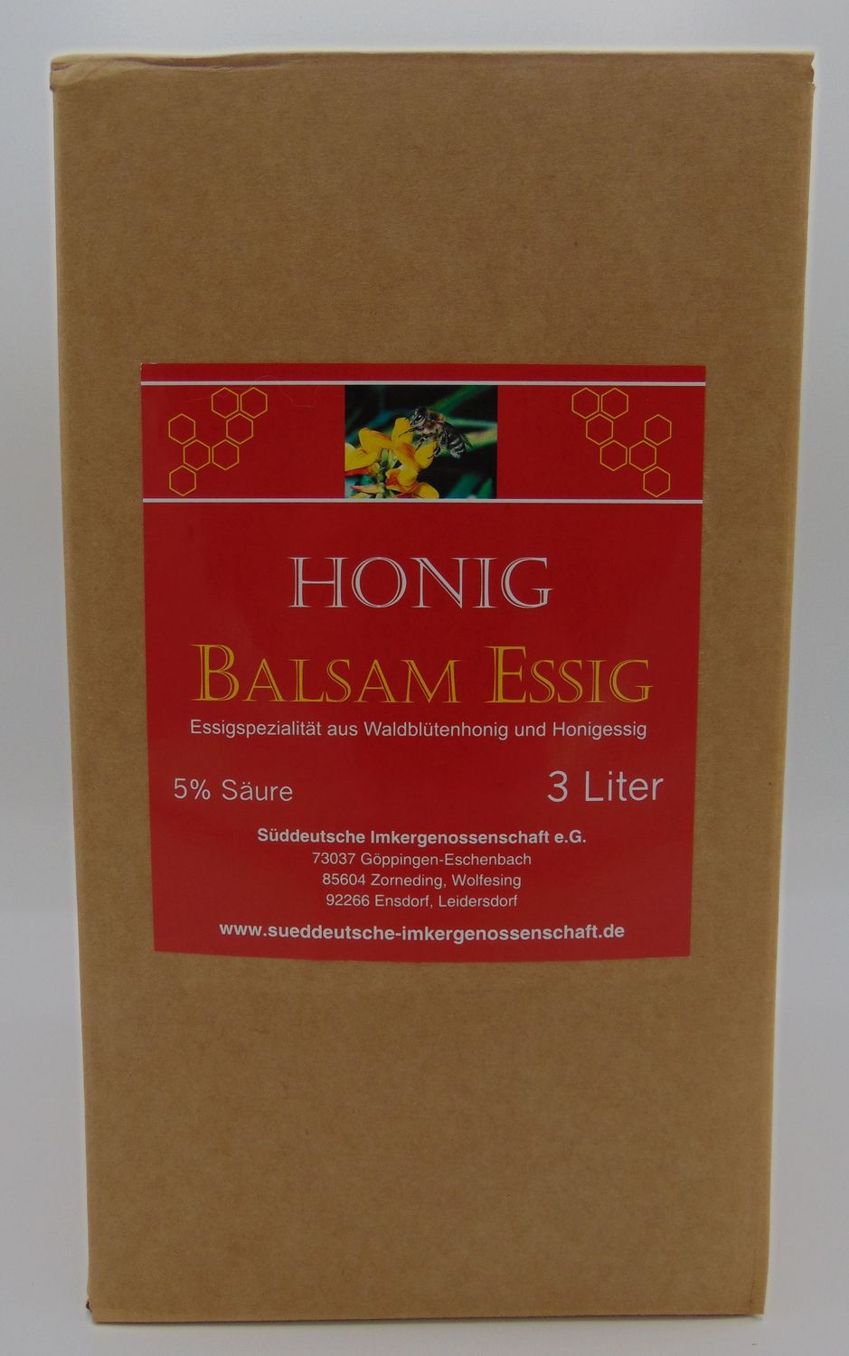 Honig Balsam Essig, 3 Liter / Art.-Nr. 437200