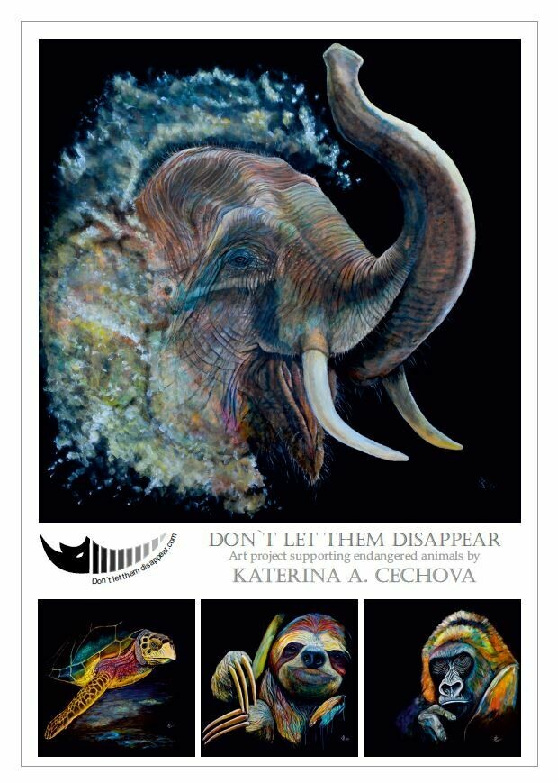Plakat ELEFANT, Begrænset udgave 1-100, 50x70cm
