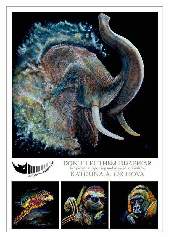 Plakat ELEFANT, Begrænset udgave 1-100, 50x70cm