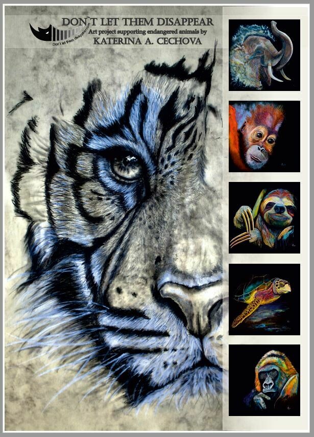 Plakat TIGER plus 5 motiver, Begrænset udgave 1-100, 50x70cm