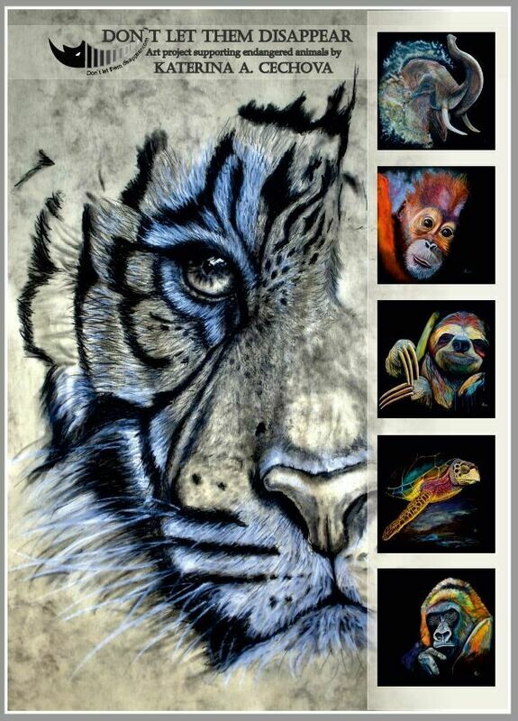 Plakat TIGER plus 5 motiver, Begrænset udgave 1-100, 50x70cm